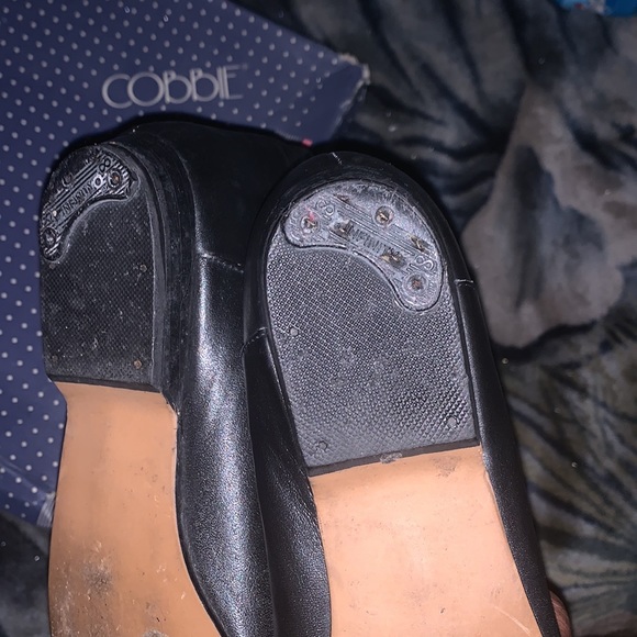 COBBIE Women’s black leather calve high boots sz 7 1/2 - Picture 8 of 10